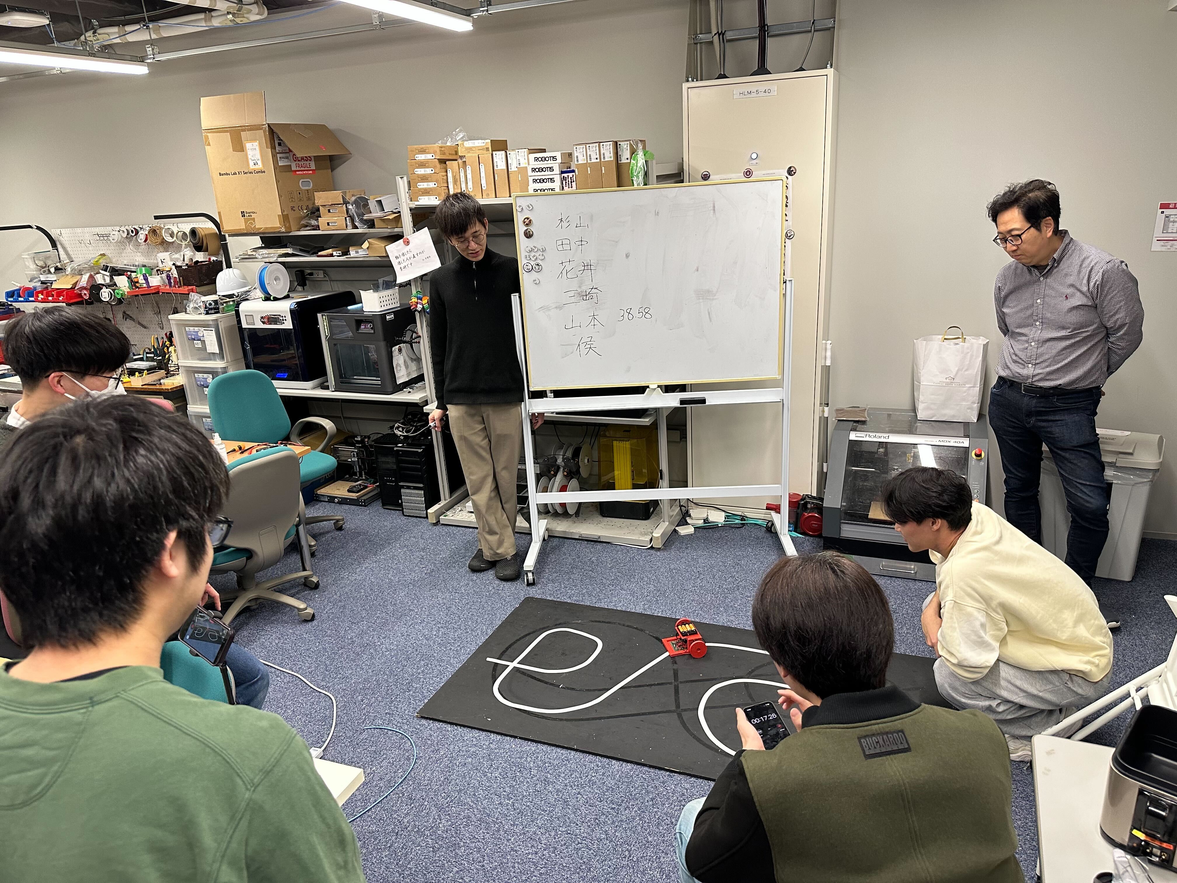 Line Trace Competition and Spring Workshop Certificate Presentation Ceremony